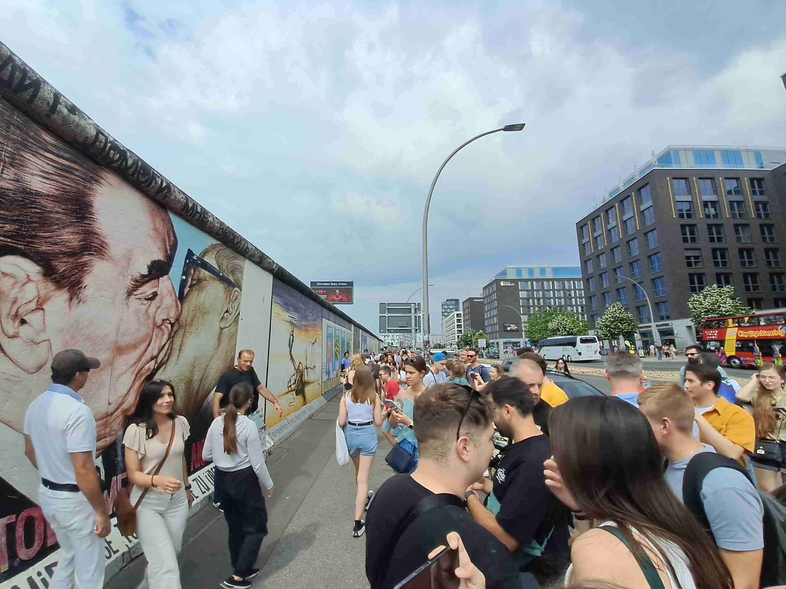 Crowded East Side Gallery